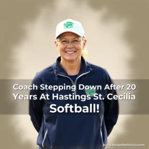 Artistic representation for Coach Stepping Down After 20 Years At Hastings St. Cecilia Softball!