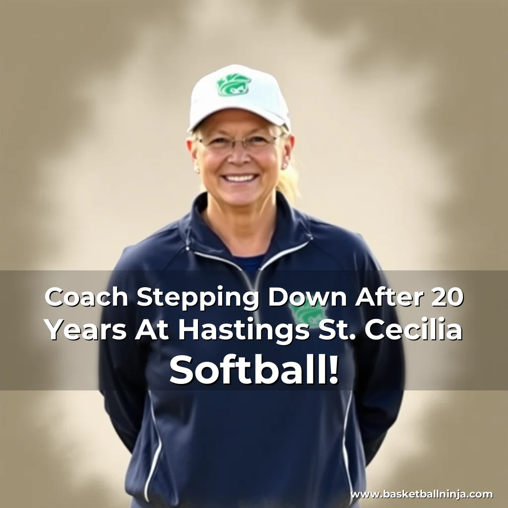 Artistic representation for Coach Stepping Down After 20 Years At Hastings St. Cecilia Softball!