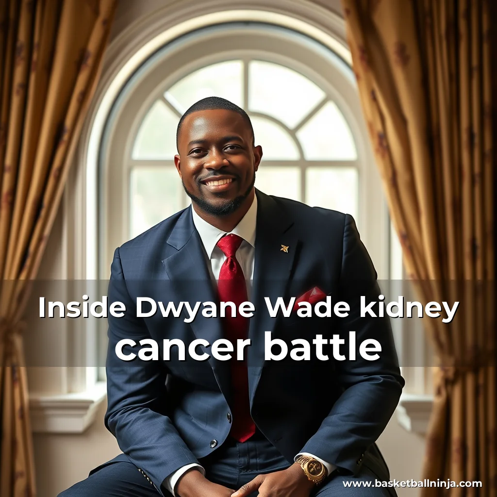 Artistic representation for Inside Dwyane Wade kidney cancer battle