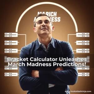 Artistic representation for Bracket Calculator Unleashes March Madness Predictions!