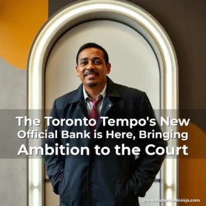 Artistic representation for The Toronto Tempo's New Official Bank is Here, Bringing Ambition to the Court