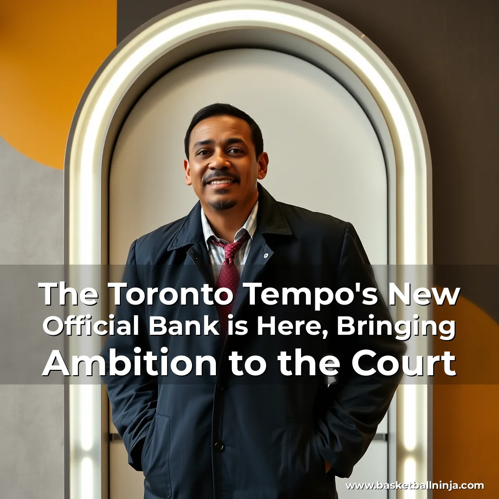 Artistic representation for The Toronto Tempo's New Official Bank is Here, Bringing Ambition to the Court