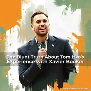 Artistic representation for The Blunt Truth About Tom Izzo's Experience with Xavier Booker