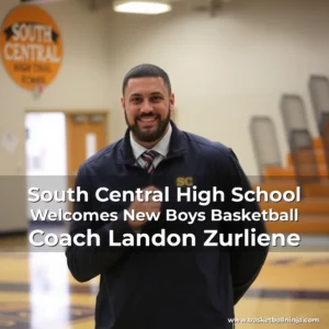 Artistic representation for South Central High School Welcomes New Boys Basketball Coach Landon Zurliene