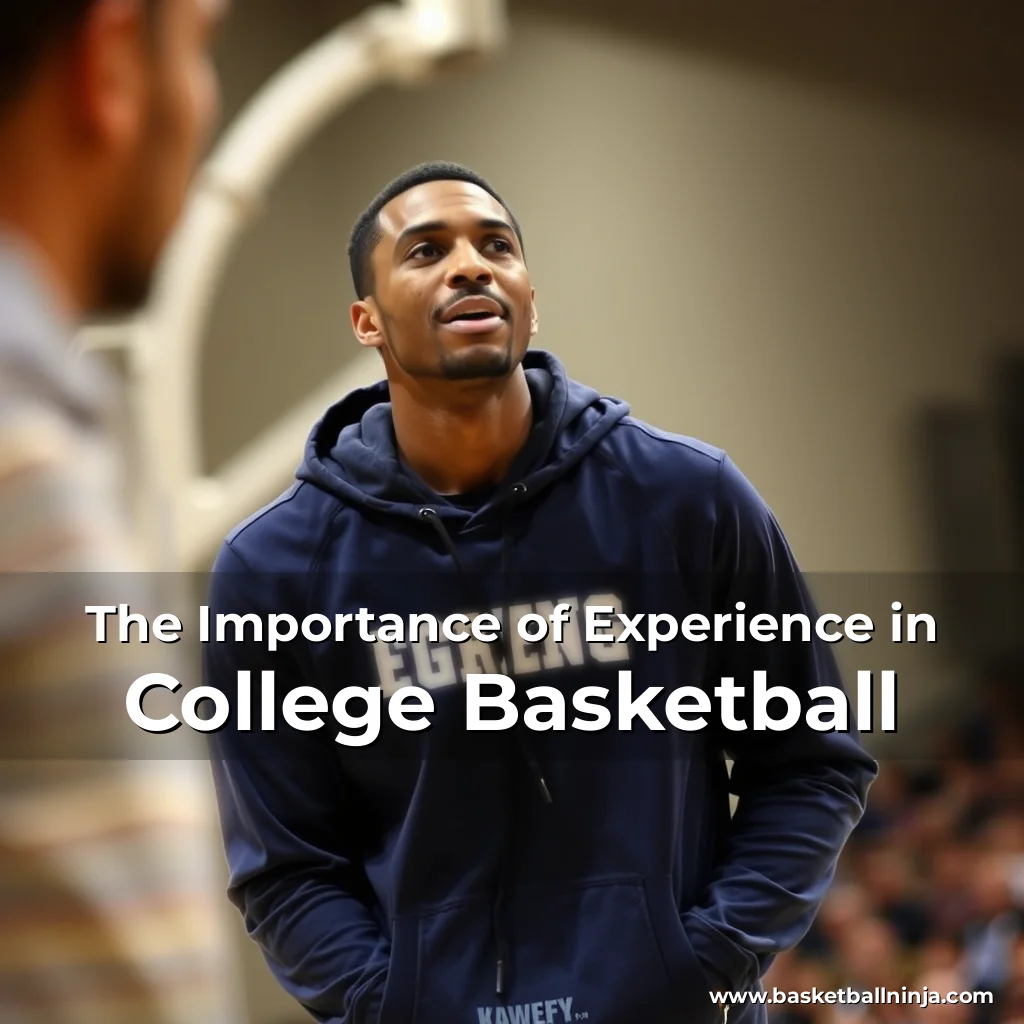 Artistic representation for The Importance of Experience in College Basketball