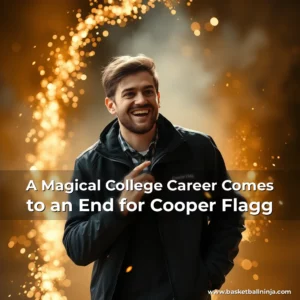 Artistic representation for A Magical College Career Comes to an End for Cooper Flagg
