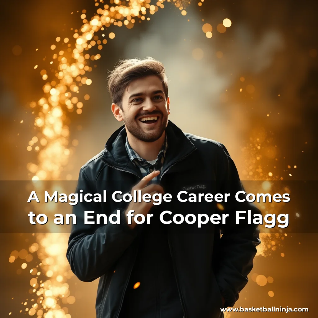 Artistic representation for A Magical College Career Comes to an End for Cooper Flagg