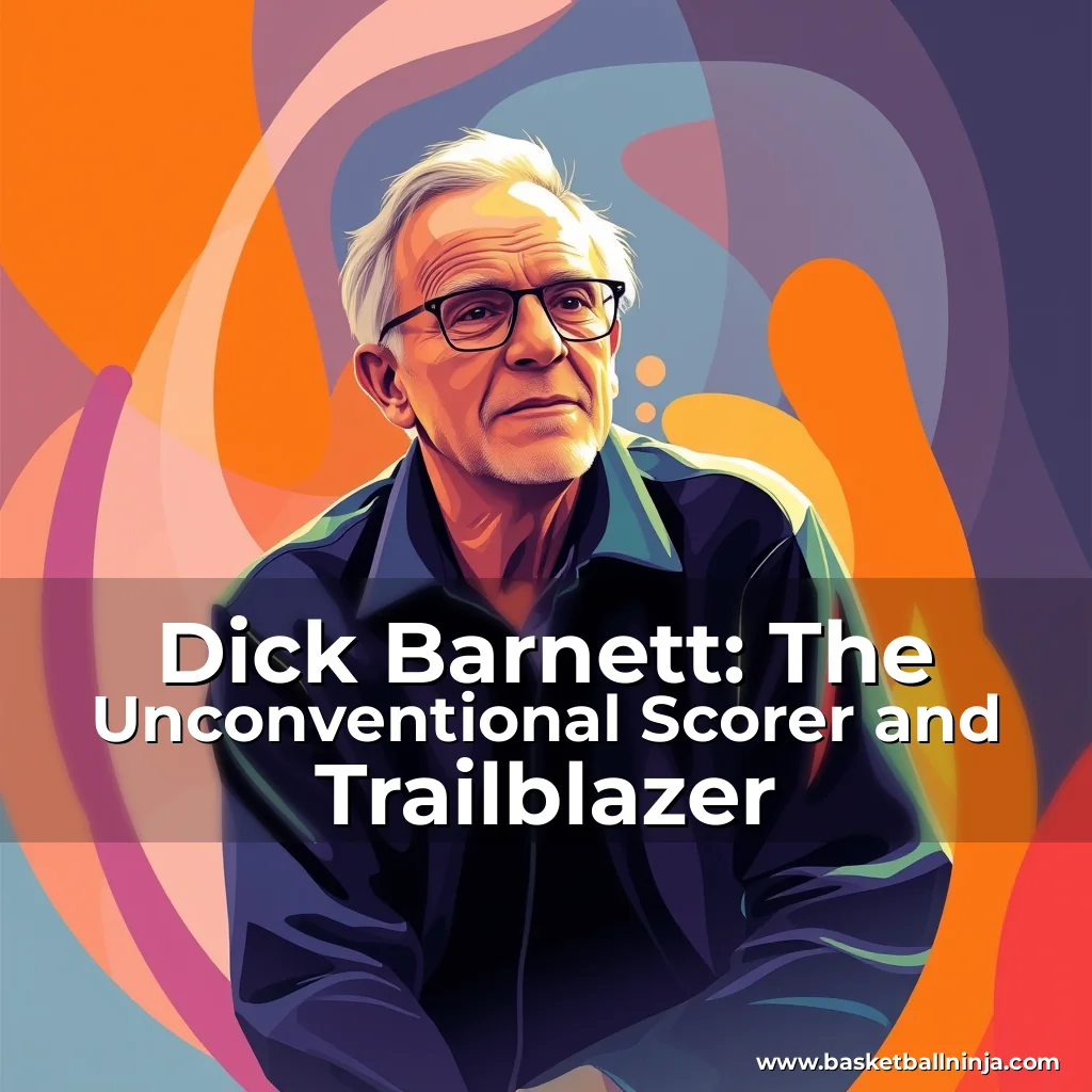 Artistic representation for Dick Barnett: The Unconventional Scorer and Trailblazer