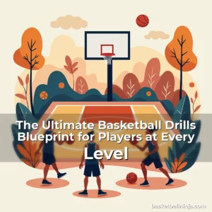Artistic representation for The Ultimate Basketball Drills Blueprint for Players at Every Level