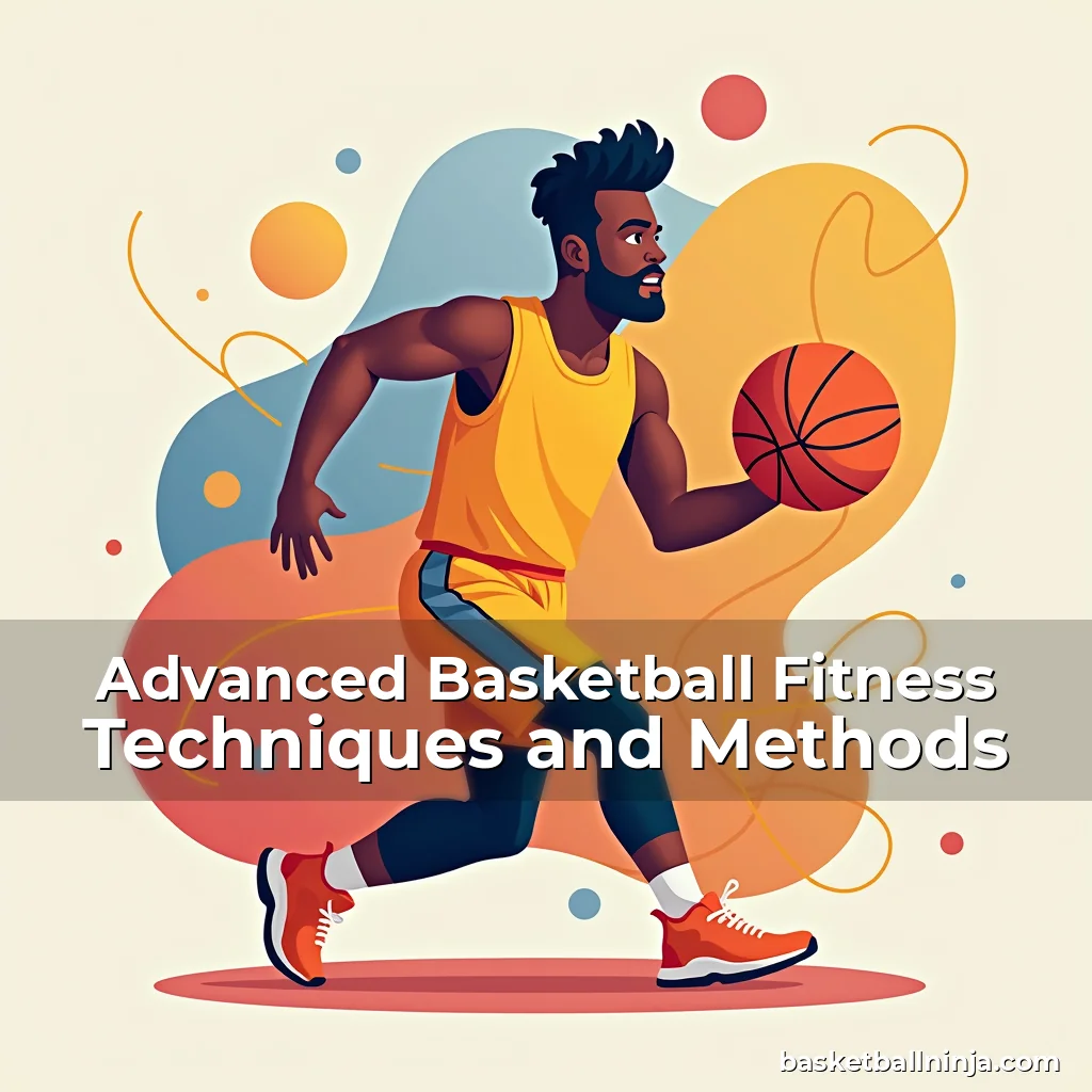 Artistic representation for Advanced Basketball Fitness Techniques and Methods